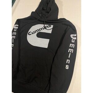 Cummins USA Diesel Engines Logo Hoodie Sweatshirt LARGE Truck PowerStroke Dodge